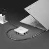 j5create JCD391 4K60 Elite USB-C® PD Multi-Port Adapter, Silver