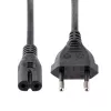 StarTech.com 3m (10ft) Laptop Power Cord, EU Plug to C7, 2.5A 250V, 18AWG, Laptop Replacement Cord, Printer Power Cable, Laptop Charger Cord, Laptop Power Brick Cord, Black