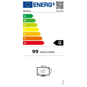 CCTV monitor AG Neovo HMQ-5501 54.6 inch LED 3840 x 2160 pixels