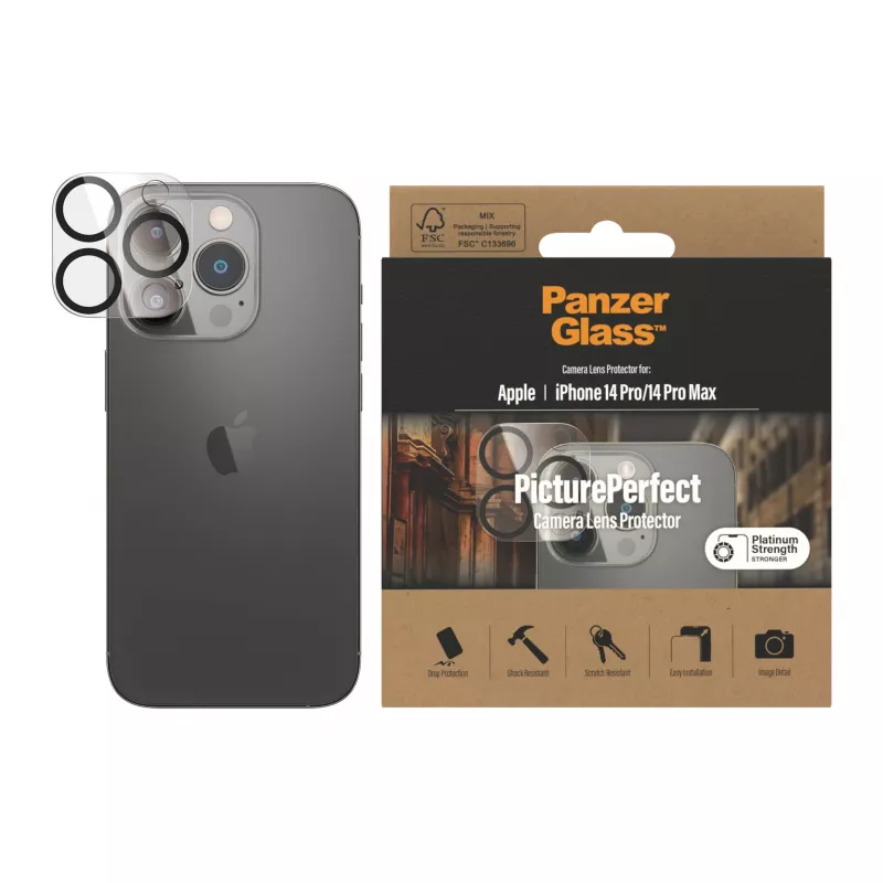 Camera Lens Protector PanzerGlass Apple iPhone 14 Pro 14 Pro Max Scratch Shock Resistant