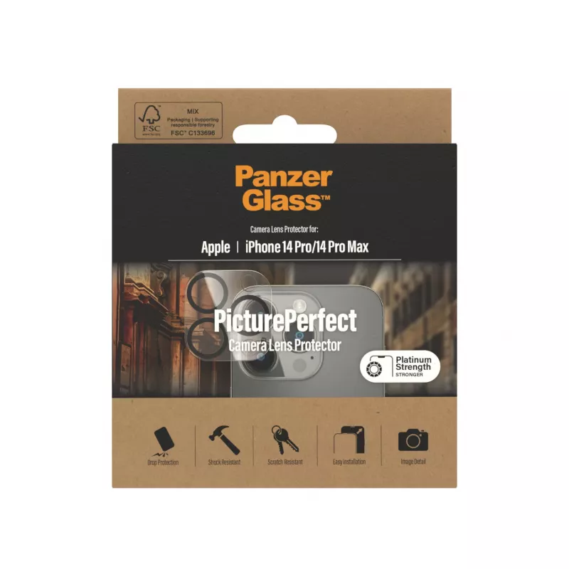 Camera Lens Protector PanzerGlass Apple iPhone 14 Pro 14 Pro Max Scratch Shock Resistant