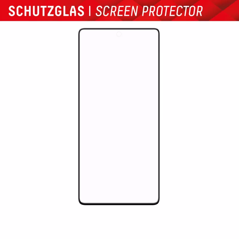 Displex Full Cover Screen Protector (10H) for Google Pixel 7 Pro, Eco Mounting Frame, Full Cover