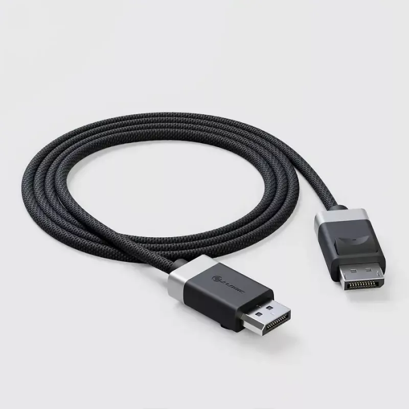 ALOGIC FUDP2-SGR DisplayPort cable 2 m Grey Black