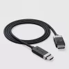 ALOGIC FUDPHD2-SGR video cable adapter 2 m DisplayPort HDMI Black Grey