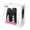 Trust 24660 speaker set 5 W PC/Laptop Black, Metallic 2.0 channels