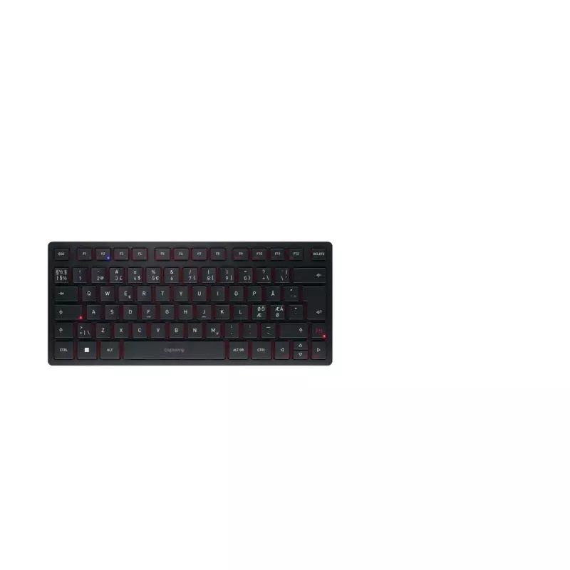 CHERRY KW 9200 MINI keyboard Universal USB + RF Wireless + Bluetooth QWERTY Nordic Black