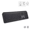 Logitech MX Keys S Keyboard Universal RF Wireless + Bluetooth AZERTY Belgian Graphite