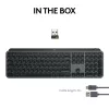 Logitech MX Keys S Keyboard Universal RF Wireless + Bluetooth AZERTY Belgian Graphite