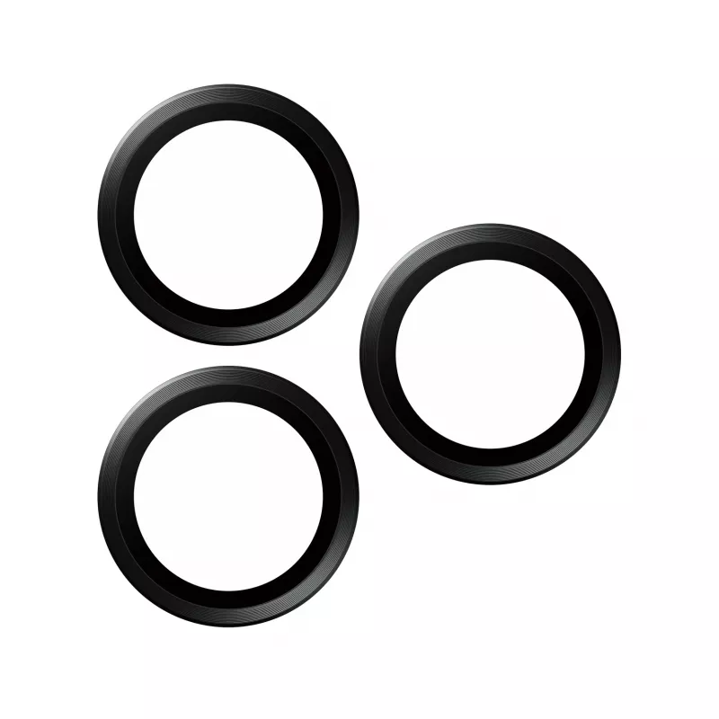 PanzerGlass ® Hoops® Metal Camera Lens Protector Black iPhone 15 Pro | 15 Pro Max