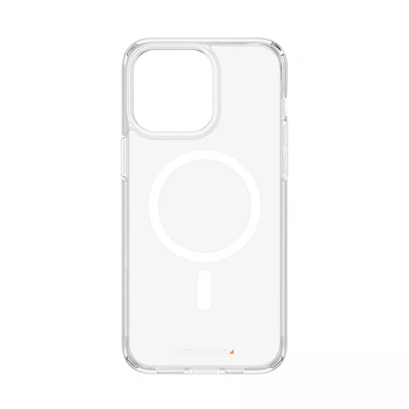 PanzerGlass ® HardCase Transparent w. White MagSafe & D3O® iPhone 15 Pro Max
