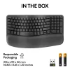 Logitech Wave Keys for Business Ergonomic Keyboard Full-size Wireless