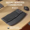Logitech Wave Keys for Business Ergonomic Keyboard Full-size Wireless