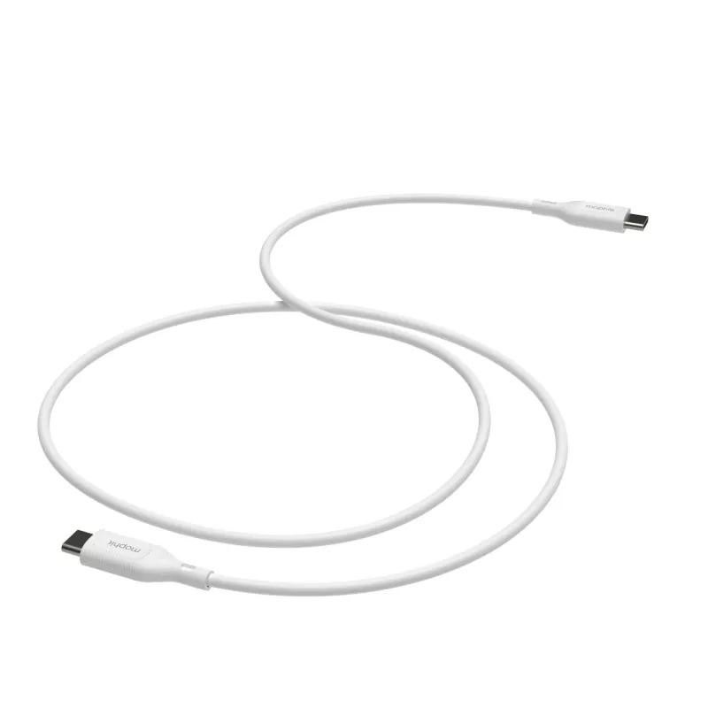 mophie essentials charging cables | 1M USB cable USB 2.0 USB C White