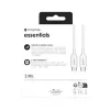 mophie essentials charging cables | 1M USB cable USB 2.0 USB C White