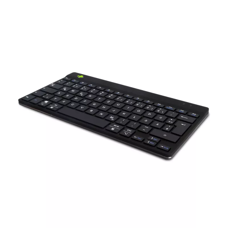 R-Go Tools Ergonomic keyboard R-Go Compact Break, compact keyboard with break software, QWERTZ (DE), Bluetooth, black