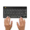 R-Go Tools Ergonomic keyboard R-Go Compact Break, compact keyboard with break software, QWERTZ (DE), Bluetooth, black