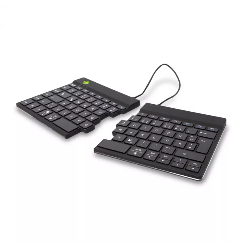 R-Go Tools Ergonomic keyboard R-Go Split Break with break software, ergonomic split keyboard, QWERTZ (DE), Bluetooth, black