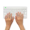 R-Go Tools Ergonomic keyboard R-Go Compact Break, compact keyboard with break software, QWERTZ (DE), Bluetooth, white