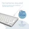 R-Go Tools Ergonomic keyboard R-Go Compact Break, compact keyboard with break software, QWERTZ (DE), Bluetooth, white