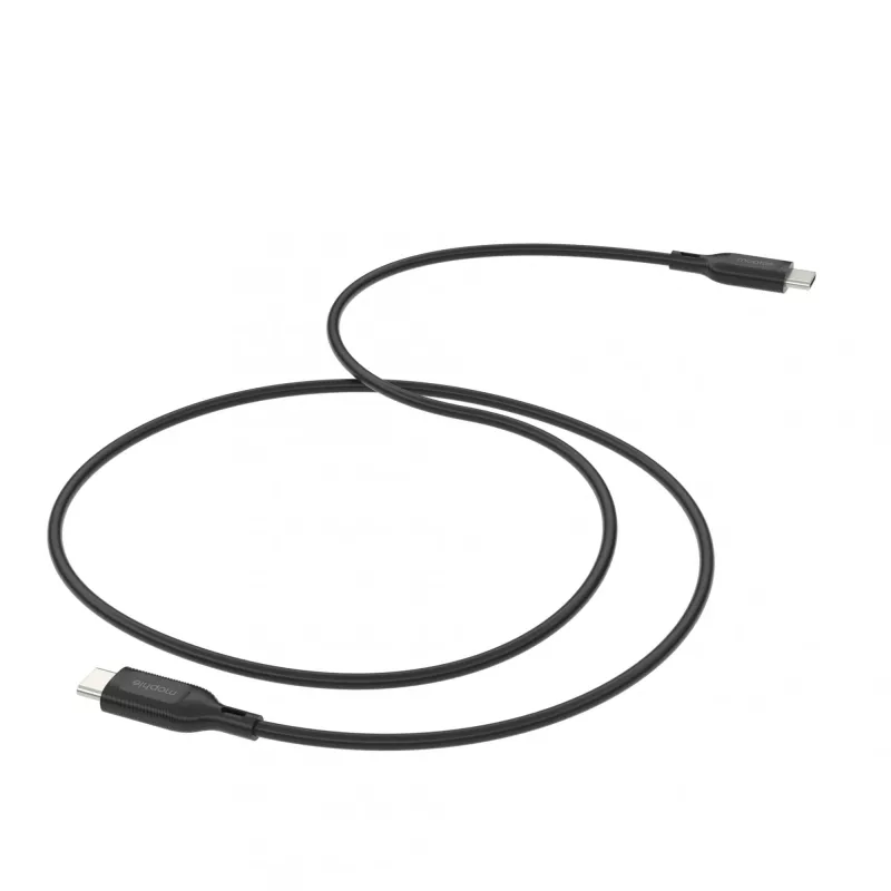 USB-C to USB-C charging cable 1 m — Zagg International mophie essentials, USB 2.0, Black