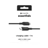 USB-C to USB-C charging cable 1 m — Zagg International mophie essentials, USB 2.0, Black