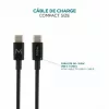 Ravanson Mobilis Charger 100W GaN 2×USB‑C + 1×USB‑A AC indoor — for laptop, smartphone, tablet — Black
