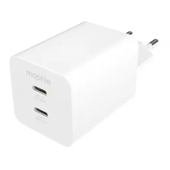 Power adapter Zagg 50W 2x USB-C White — Zagg mophie essentials