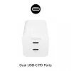 Power adapter Zagg 50W 2x USB-C White — Zagg mophie essentials