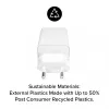 Power adapter Zagg 50W 2x USB-C White — Zagg mophie essentials