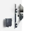 StarTech.com Wall Mount Workstation, VESA Mount For 32 inch Monitors (22lb/10kg), Fully Articulating Single Monitor Mount & Keyboard Tray w/Desktop Computer/PC Bracket, Standing Desk