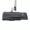 StarTech.com Wall Mount Workstation, VESA Mount For 32 inch Monitors (22lb/10kg), Fully Articulating Single Monitor Mount & Keyboard Tray w/Desktop Computer/PC Bracket, Standing Desk