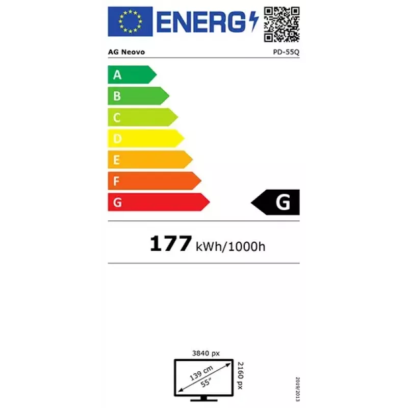 Commercial Display AG Neovo 55-Inch 4K PD55Q011M000