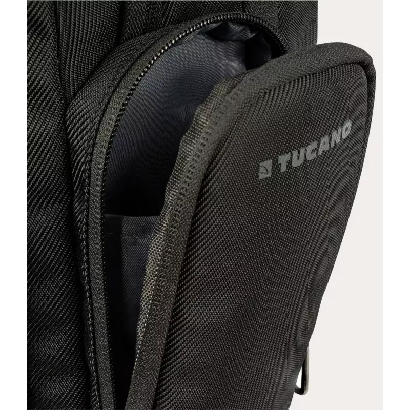 Casual backpack Tucano Sole Gravity Black Fabric Width 340mm Depth 210mm Height 490mm