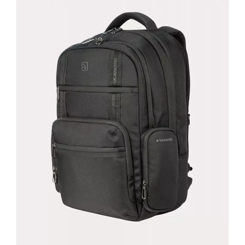 Casual backpack Tucano Sole Gravity Black Fabric Width 340mm Depth 210mm Height 490mm