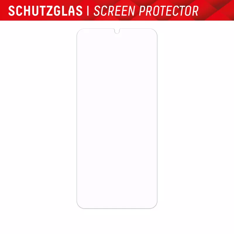 Displex Smart Glass (9H) for Xiaomi Redmi 13C, Mounting Sticker, unbreakable