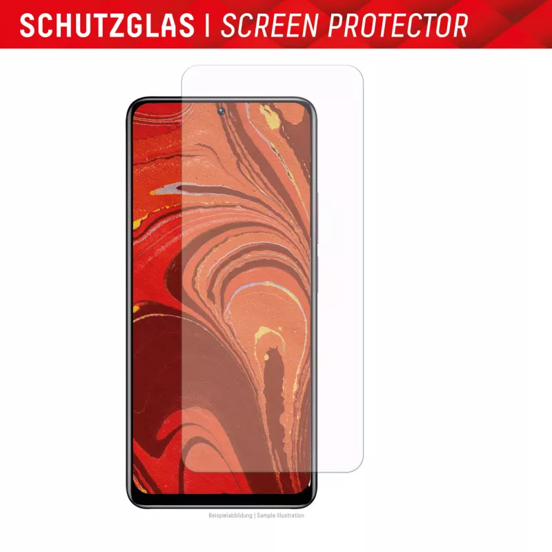 Displex Screen Protector (10H) for Xiaomi Redmi Note 12 Pro(+) 5G, Eco Mounting Frame, scratch resistant