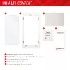 Displex Screen Protector (10H) for Xiaomi Redmi Note 12 Pro(+) 5G, Eco Mounting Frame, scratch resistant