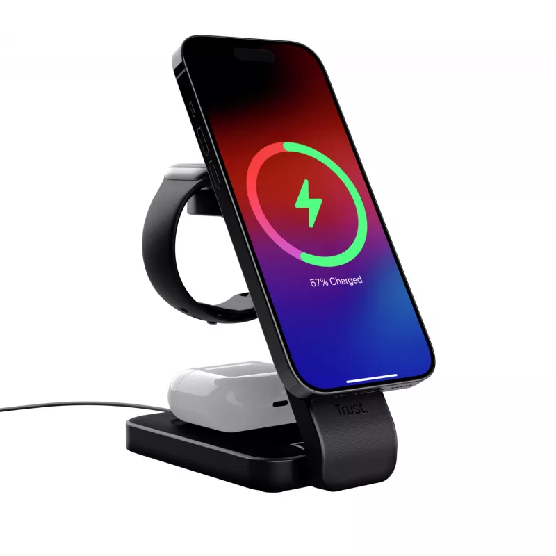 Trust Viro Headphones, Headset, Smartphone, Smartwatch Black USB Wireless charging