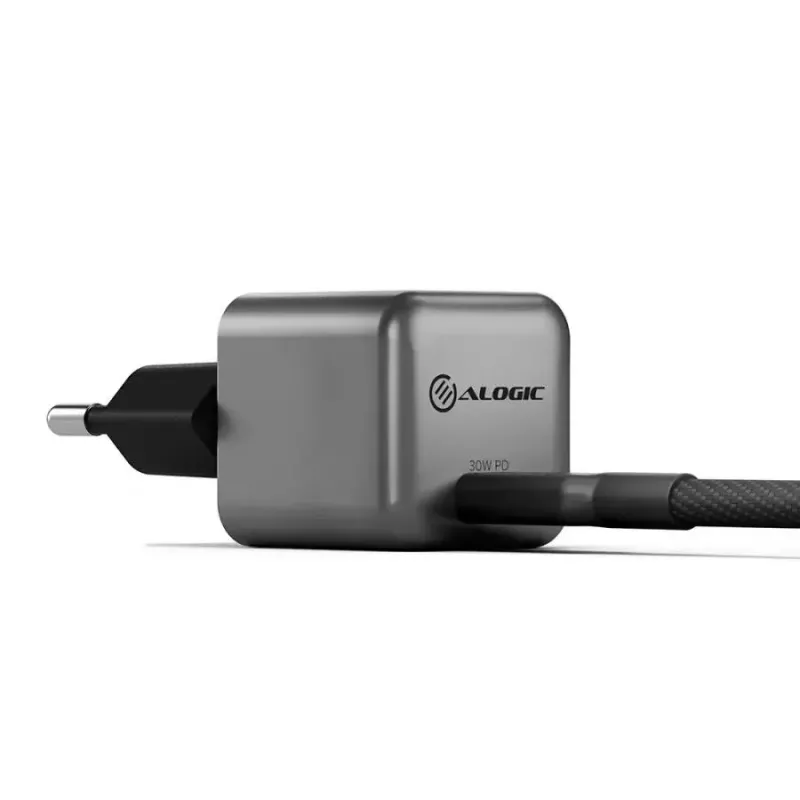 ALOGIC 1X30 30W Rapid Power USB-C MINI GaN Charger Indoor AC Mobile phone Laptop Smartphone Tablet