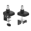 j5create JTSA101 Ergonomic Monitor Mount Black Clamp Grommet 8 kg 17 to 32 inch