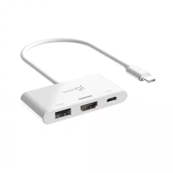 j5create JCA399 USB-C® to HDMI™ 4K144Hz & USB™ 3.2 with Power Delivery 100W, Black