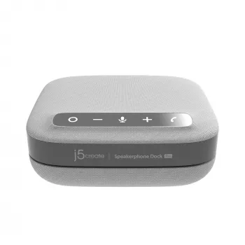 j5create JCDS337 USB-C® Dual 4K Speakerphone Dock Pro, Black