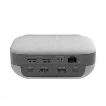 j5create JCDS337 USB-C® Dual 4K Speakerphone Dock Pro, Black