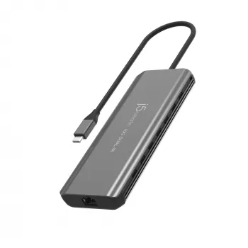 j5create JCD398 USB-C® Dual 4K HDMI™ 10Gbps Mini Dock, Black