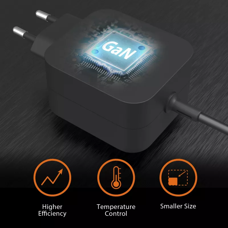 j5create JUP1565DC 67W GaN PD USB-C® Mini Charger with 6 Types of DC Connector-EU, Black