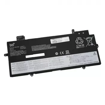 Battery BTI 57Wh 4-cell L20C4P71-BTI compatible for Lenovo ThinkPad X1 Yoga Gen 8, 15.4V, 3600 mAh, Black