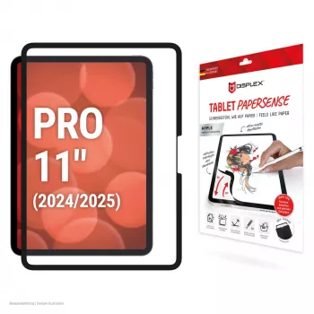Displex TABLET PAPERSENSE for iPad Pro 11'' (2025/2024), removable writing or drawing film with Paper Feeling