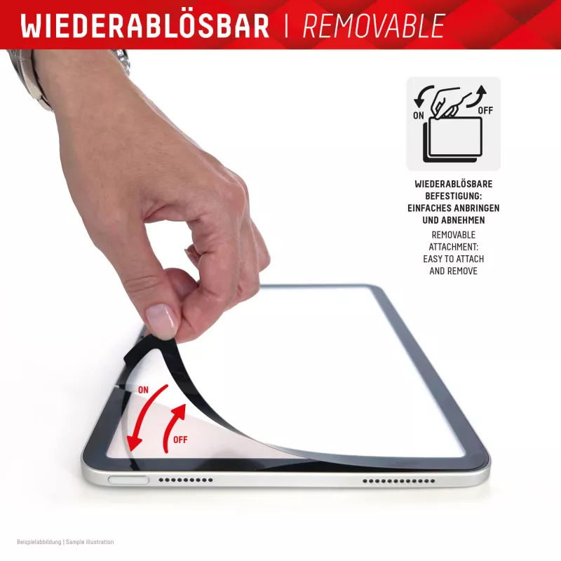 Displex TABLET PAPERSENSE for iPad Pro 11'' (2025/2024), removable writing or drawing film with Paper Feeling
