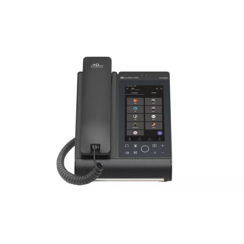 IP Phone AudioCodes Teams C470HD PoE GbE Wired Handset Android