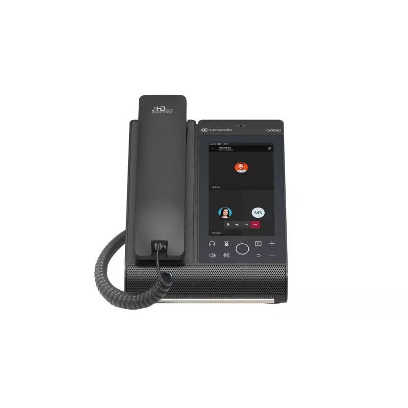 IP Phone AudioCodes Teams C470HD PoE GbE Wired Handset Android